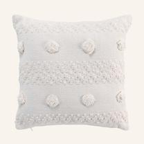 Dekoratyvinė pagalvėlė Douceur Boho Top Alenia, kreminė, 40 cm x 40 cm