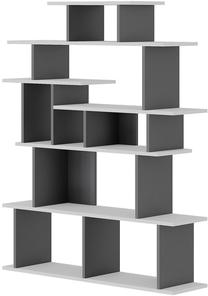 Lentyna Kalune Design Apollon 776HMS3666, antracito/balta, 29.2 cm x 120 cm x 149 cm