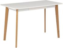 Rašomasis stalas Raven 56715, balta/medžio
