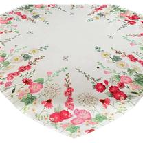 Staltiesė kvadratinė OHA09-1, balta/raudona/žalia, 85 x 85 cm