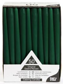 Žvakių rinkinys, kūginė Pap Star Original, 7 h, 50 vnt., Žalia
