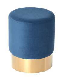 Pufas Miloo Noche ML6610, mėlynas/aukso, 35 cm x 35 cm x 42 cm