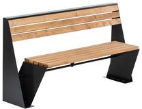 Lauko suoliukas DM Grill Linea SL-011, rudas/juodas, 169 cm x 56 cm x 90 cm