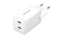 Adapteris Intenso W40CC, 2 x USB Type C, balta, 40 W