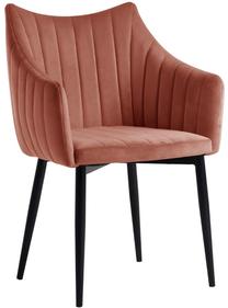 Valgomojo kėdė Home4you Breta 77716, rožinė, 60 cm x 58 cm x 88 cm