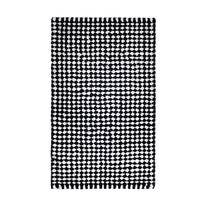 Vonios rankšluostis Sorema London, baltas/juodas, 50 cm x 100 cm
