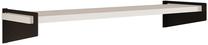 Sieninė lentyna ADRK Ivi, juoda/balta matinė, 70 cm x 18.5 cm x 10 cm