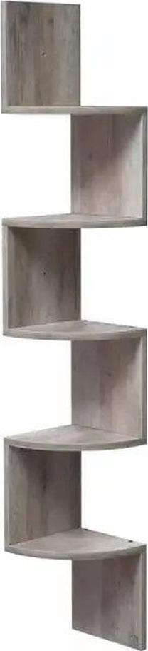 Sieninė lentyna Vasagle, ruda, 20 cm x 20 cm x 126 cm