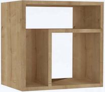 Kavos staliukas Kalune Design Dakota, mėlynas, 50 cm x 29.6 cm x 50 cm