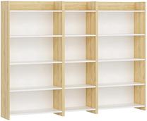 Lentyna Kalune Design Amy 3, ąžuolo/balta, 29.6 cm x 175.8 cm x 150 cm