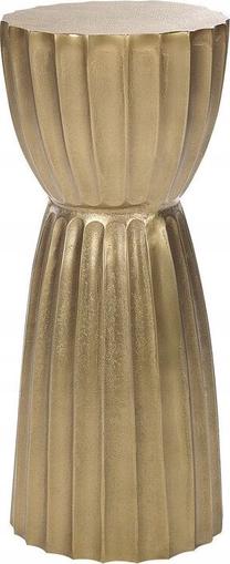 Kavos staliukas Beliani Ouyen, aukso, 24 cm x 24 cm x 56 cm