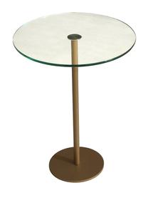 Kavos staliukas Kalune Design Social, aukso, 40 cm x 40 cm x 50 cm