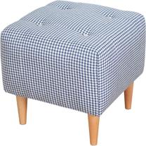 Pufas Hanah Home Dotted 209FLF1170, mėlynas/baltas, 43 cm x 43 cm x 43 cm
