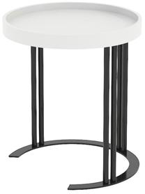 Žurnalinis staliukas Home4you Keira, balta, 50 cm x 50 cm x 50 cm