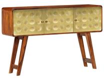 Komoda VLX Sideboard 246347, ruda/aukso, 30 cm x 120 cm x 80 cm