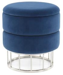 Pufas Kayoom Zero 525 QJ4QM, sidabro/tamsiai mėlyna, 37.5 cm x 37.5 cm x 41 cm