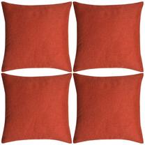 Dekoratyvinė pagalvėlė VLX Cushion Covers, raudona, 50 cm x 50 cm, 4 vnt.