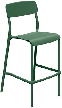 Baro kėdė Ferne Rimo High FRIK5511-2411U, žalia, 52 cm x 54.5 cm x 107.5 cm