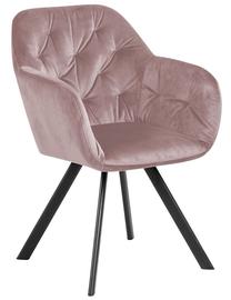 Valgomojo kėdė Lola, juoda/rožinė, 61.5 cm x 57.5 cm x 81.5 cm