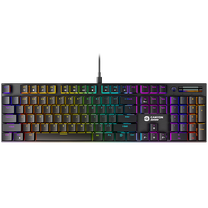 Klaviatūra Canyon Cometstrike GK-55 Cherry MX Red, EN/RU, juoda