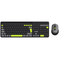 Klaviatūra Canyon Canyon HSET-W5, Anglų (US), juoda, belaidė