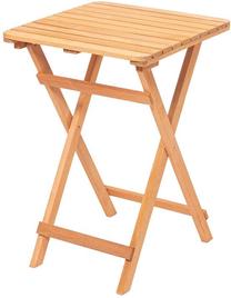 Lauko stalas Floriane Garden MY021, rudas, 60 cm x 60 cm x 72 cm