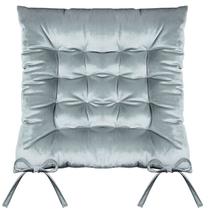 Kėdžių pagalvėlė Velvet SIA-05, sidabro, 40 cm x 40 cm