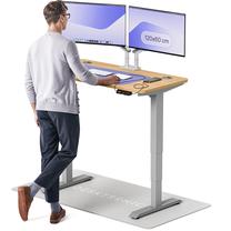 Rašomasis stalas reguliuojamo aukščio Desktronic HomePro, ąžuolo/pilka