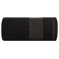 Vonios rankšluostis Nessy 11, juodas, 50 cm x 30 cm