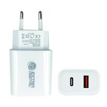 Adapteris Extra Digital SC230204, USB 3.0/USB Type-C, balta, 20 W