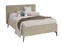 Lova pusantros vietos Riva Baltimore Toffee, 140 x 200 cm, smėlio ruda, be čiužinio, su grotelėmis