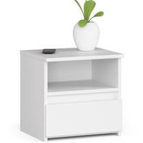 Naktinis staliukas Akord CL1, baltas, 35 cm x 40 cm x 40 cm