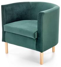 Krėslas Clubby 2, žalias, 66 cm x 58 cm x 64 cm