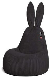 Sėdmaišis Mommy Rabbit Feel Fit, juodas