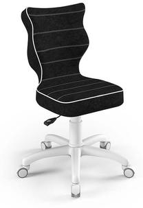 Vaikiška darbo kėdė Petit VS01, 37 x 35 x 83 cm, balta/juoda