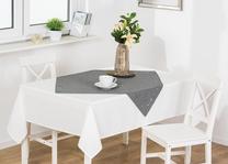 Staltiesė kvadratinė Domoletti, pilka, 85 x 85 cm