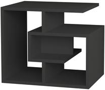 Žurnalinis staliukas Kalune Design Maze, antracito, 40 cm x 54 cm x 45 cm