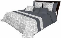 Lovatiesė NMP-024, balta/pilka/grafito, 240 cm x 260 cm