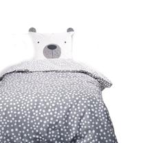 Patalynės užvalkalų komplektas TODAY Magic Jungle, baltas/pilkas, 140 x 200 cm