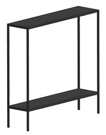 Konsolinis staliukas Kalune Design Küba, juodas, 83 cm x 21 cm x 78 cm