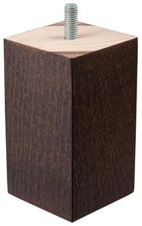 Baldų kojelė Haushalt HAH87482, 10 cm x 5.5 cm, tamsiai ruda