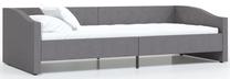 Lova viengulė VLX Day Bed USB, 90 x 200 cm, pilka, be čiužinio, su grotelėmis