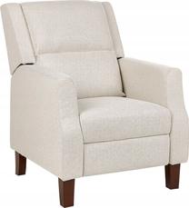 Atlošiamas krėslas Beliani Egersund, smėlio, 92 cm x 75 cm x 97 cm