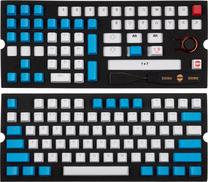 Klaviatūros dangtelis Mountain Tai-Hao PBT Double-Shot Keycap set, mėlyna/balta