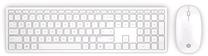 Klaviatūros ir pelės komplektas HP Wireless Pavilion 800, EE, balta, belaidė
