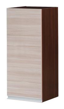 Viršutinė virtuvinė spintelė Bodzio Sandi KS30GL-LA/OR, riešuto/smėlio, 30 cm x 31 cm x 72 cm