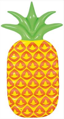 Pripučiamas paplūdimio čiužinys Jilong Ananas 33063, oranžinis, 185 cm x 85 cm
