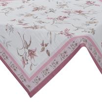 Staltiesė kvadratinė, rožinė/smėlio, 90 x 90 cm