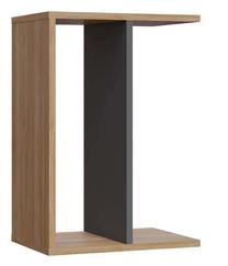 Kavos staliukas Kalune Design Halsted, antracito/ąžuolo/tamsiai pilka, 29.6 cm x 44.5 cm x 63.2 cm