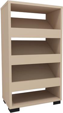 Batų lentyna Kalune Design Nasem, šviesiai ruda, 45 cm x 27.4 cm x 81.6 cm